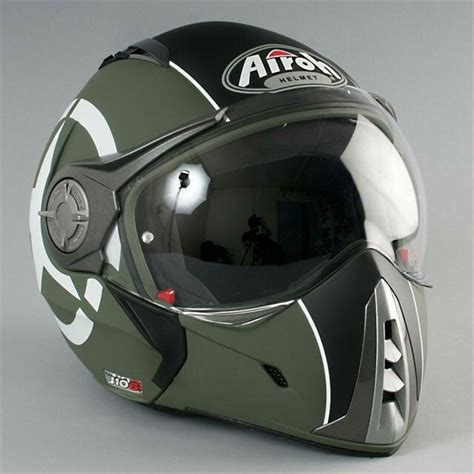 fighter pilot style motorcycle helmet.